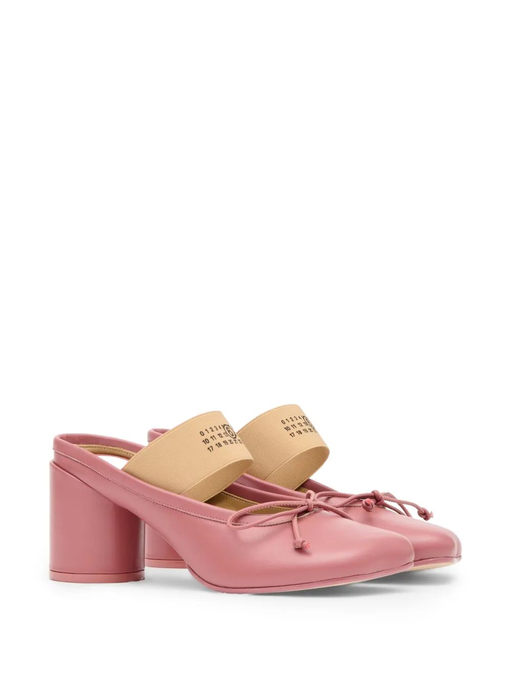 MM6 Maison Margiela Anatomic Numeric sandals Roze