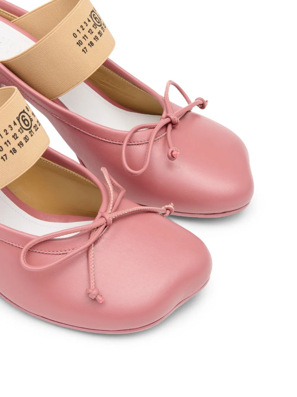 MM6 Maison Margiela Anatomic Numeric sandals Roze