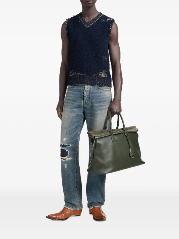 Maison Margiela 5AC Soft XL Shoulder Bag | Green | FARFETCH