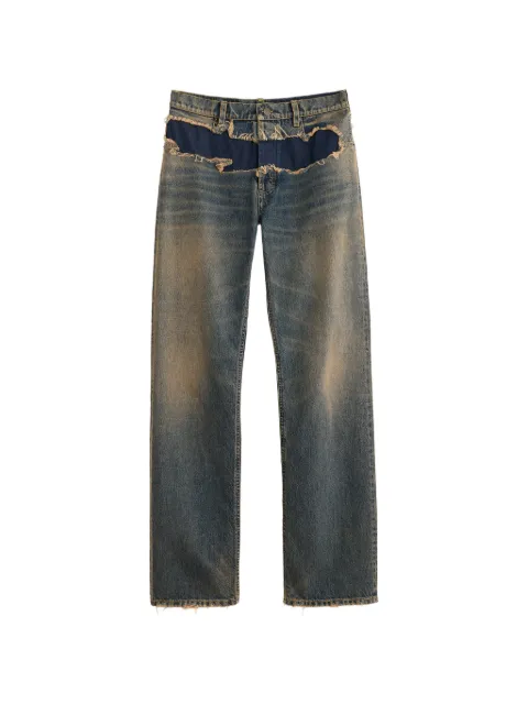 Maison Margiela denimjeans med slitageeffekt
