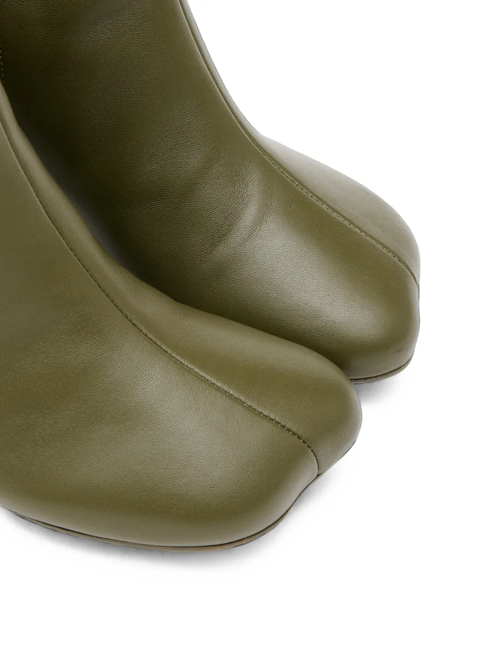 MM6 Maison Margiela Anatomic leather ankle boots Groen