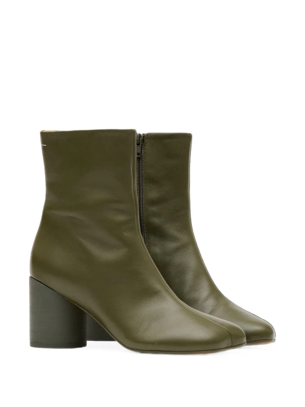 MM6 Maison Margiela Anatomic leather ankle boots Groen