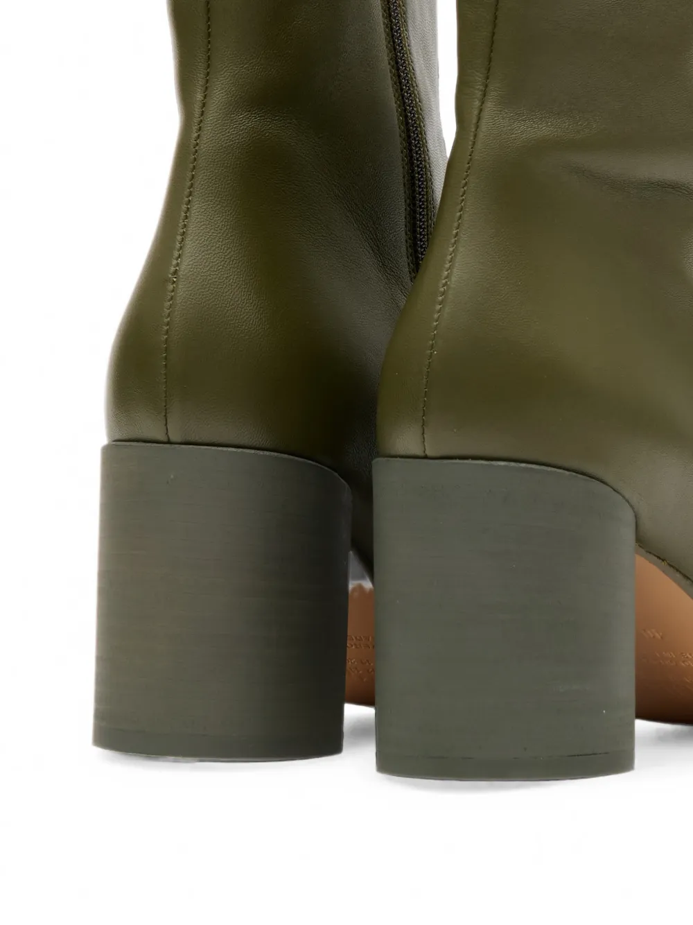 MM6 Maison Margiela Anatomic leather ankle boots Groen