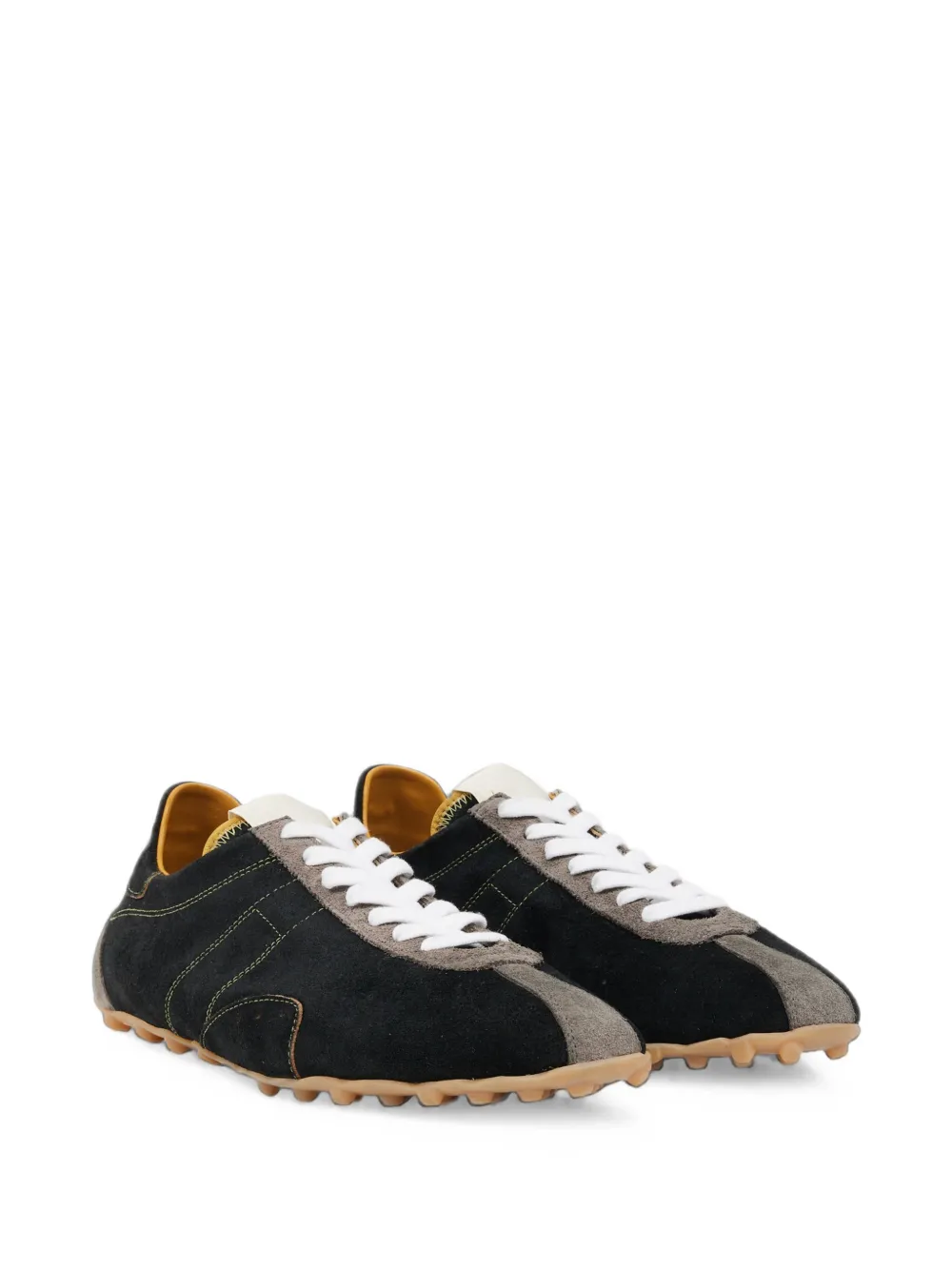 Maison Margiela Sprinters panelled leather sneakers Zwart