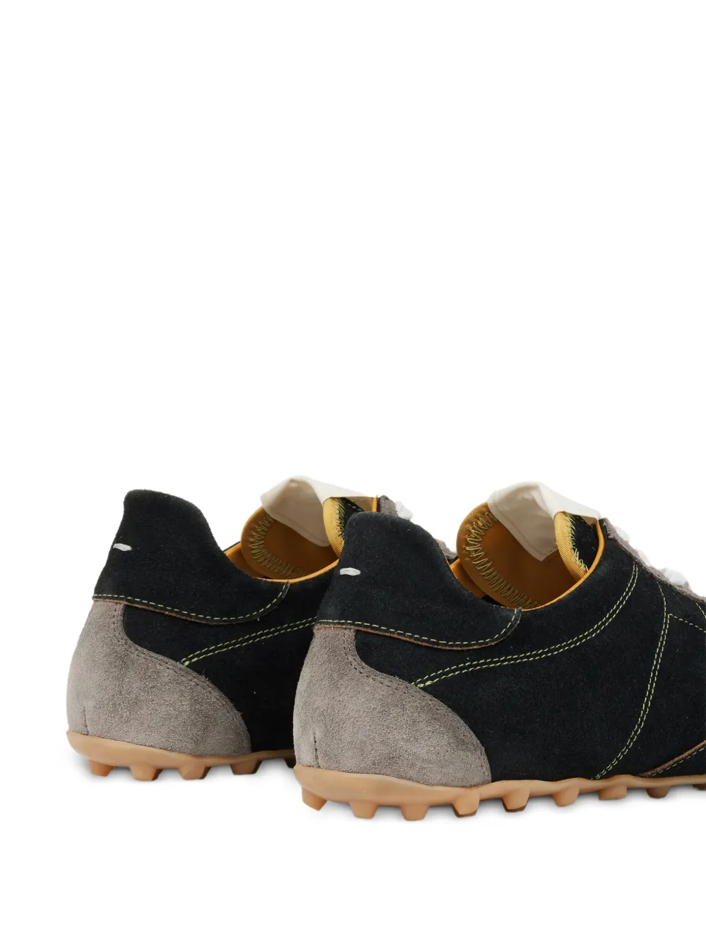 Maison Margiela Sprinters panelled leather sneakers Zwart