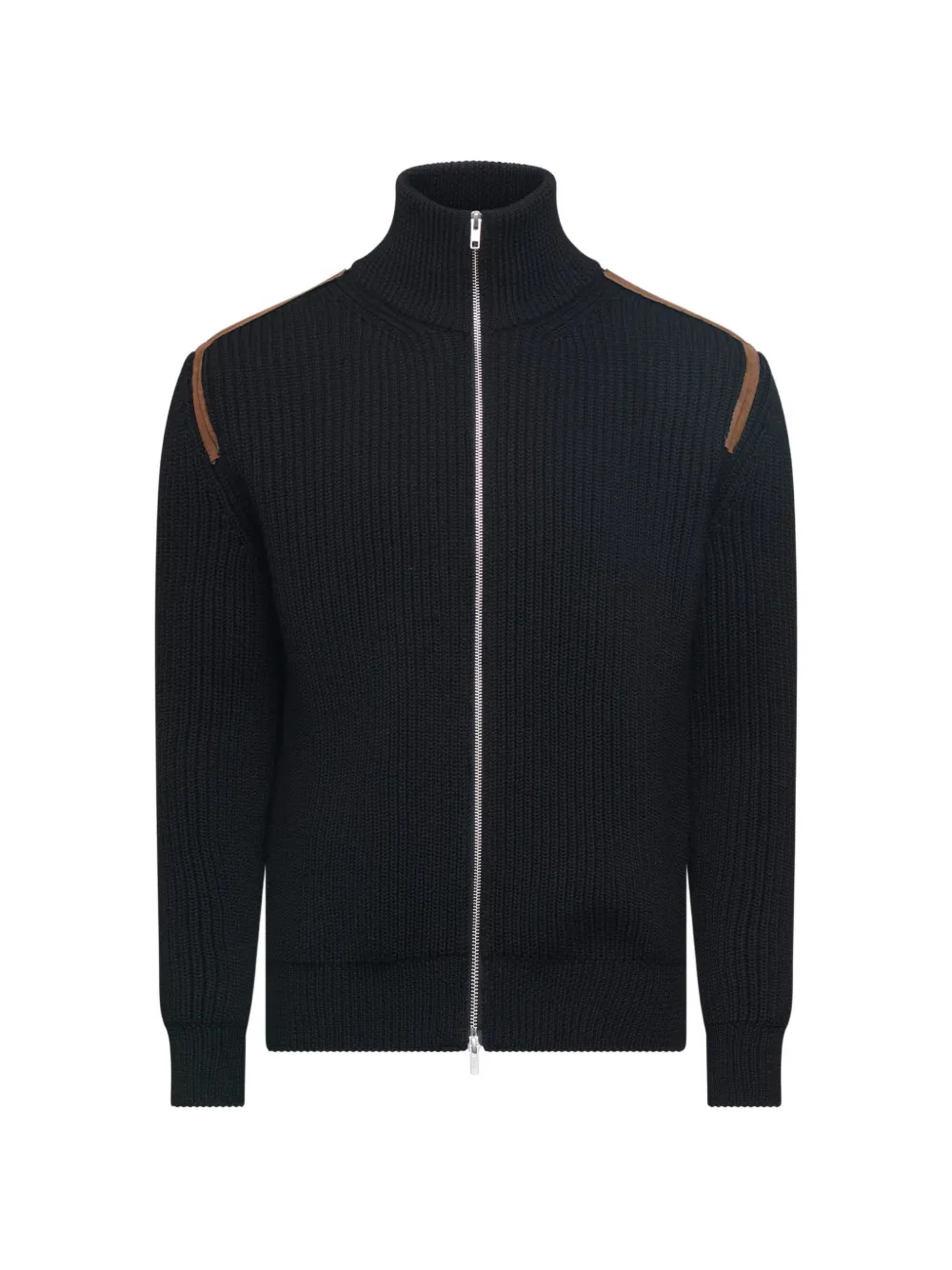 MM6 Maison Margiela Gerippter Cardigan - Schwarz