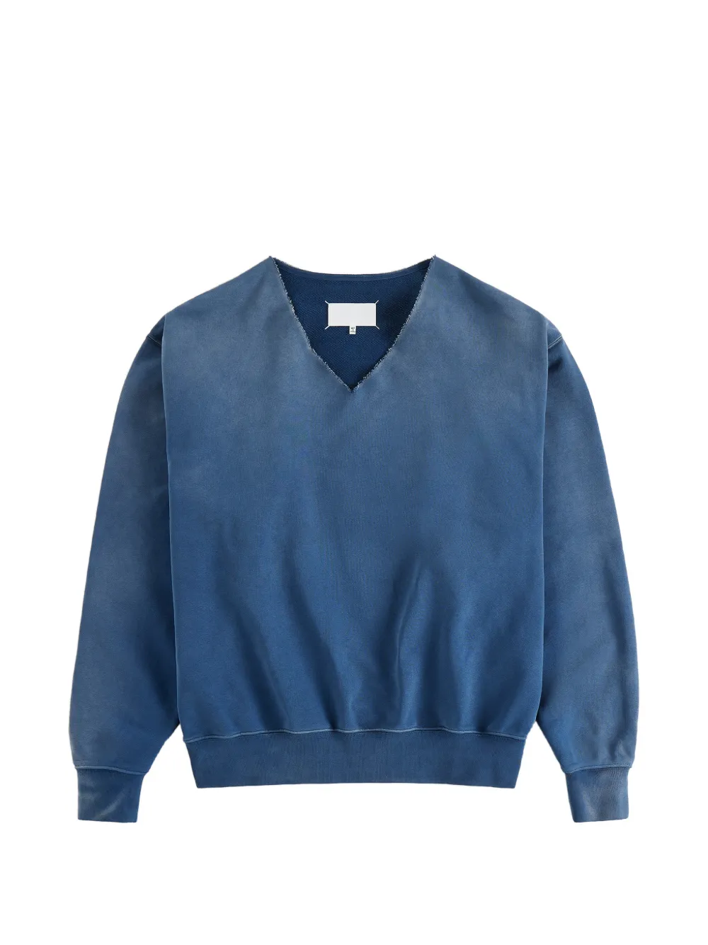 Maison Margiela washed V-neck sweatshirt