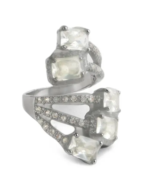 Maison Margiela glass-embellishment ring