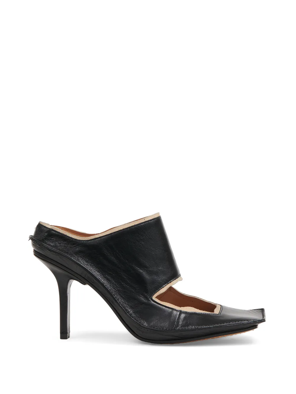 Maison Margiela Level Mules mit Cut-Out - Schwarz