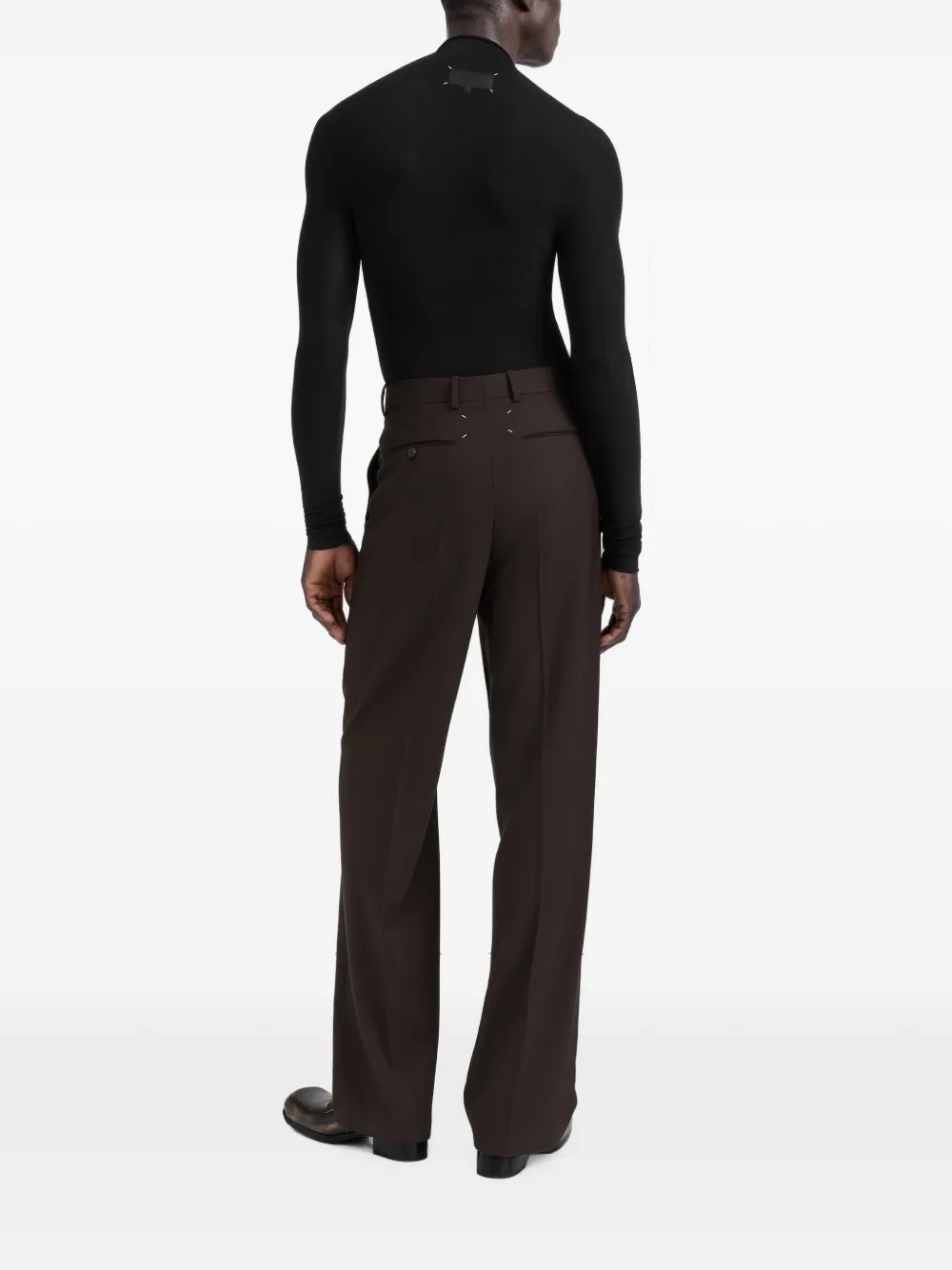 Maison Margiela Pantalon met stiksels Bruin