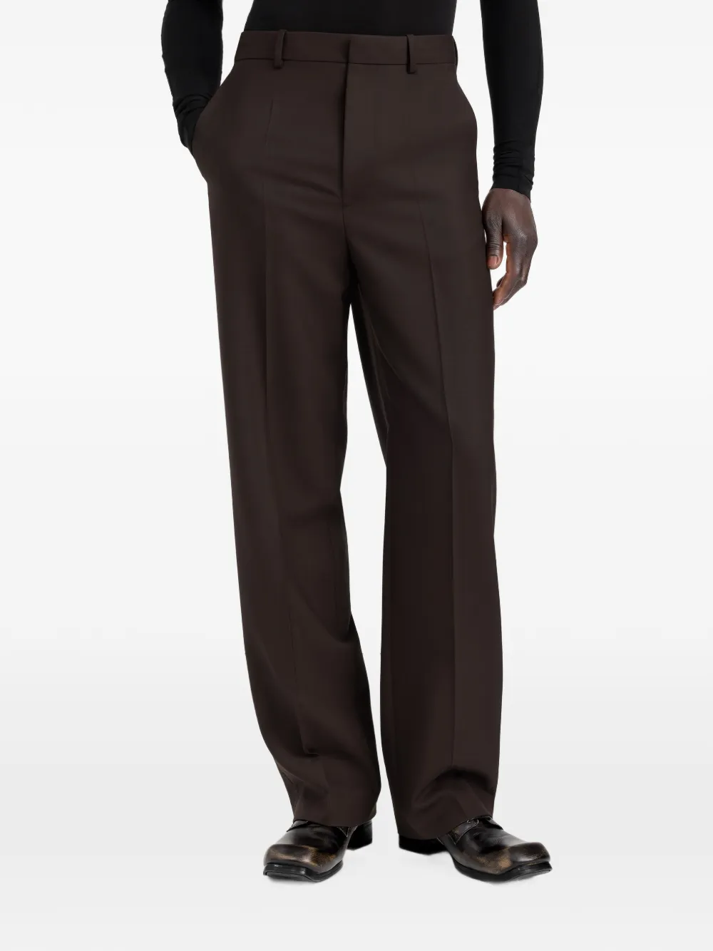 Maison Margiela Pantalon met stiksels Bruin