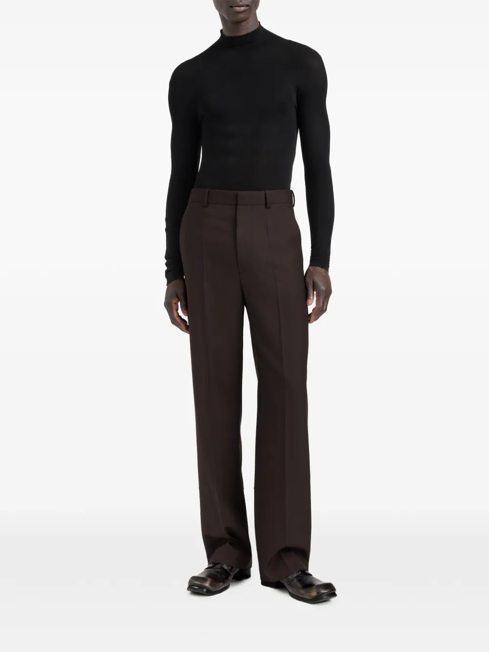 Maison Margiela Pantalon met stiksels Bruin
