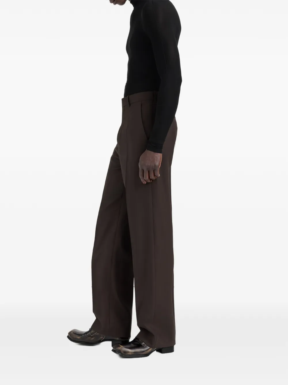 Maison Margiela Pantalon met stiksels Bruin