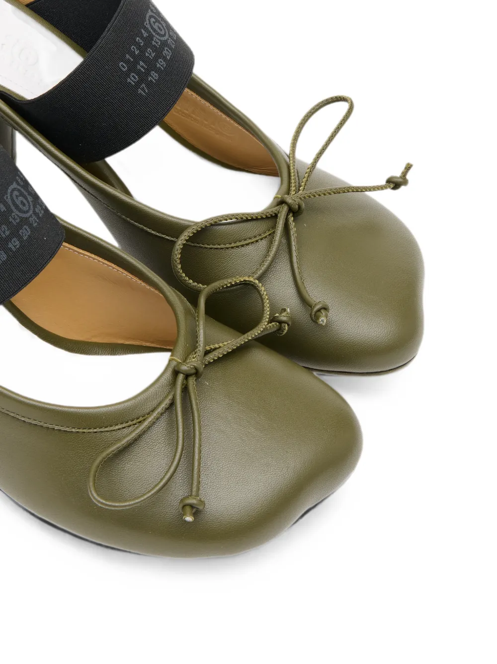 MM6 Maison Margiela Anatomic Numeric sandals Groen