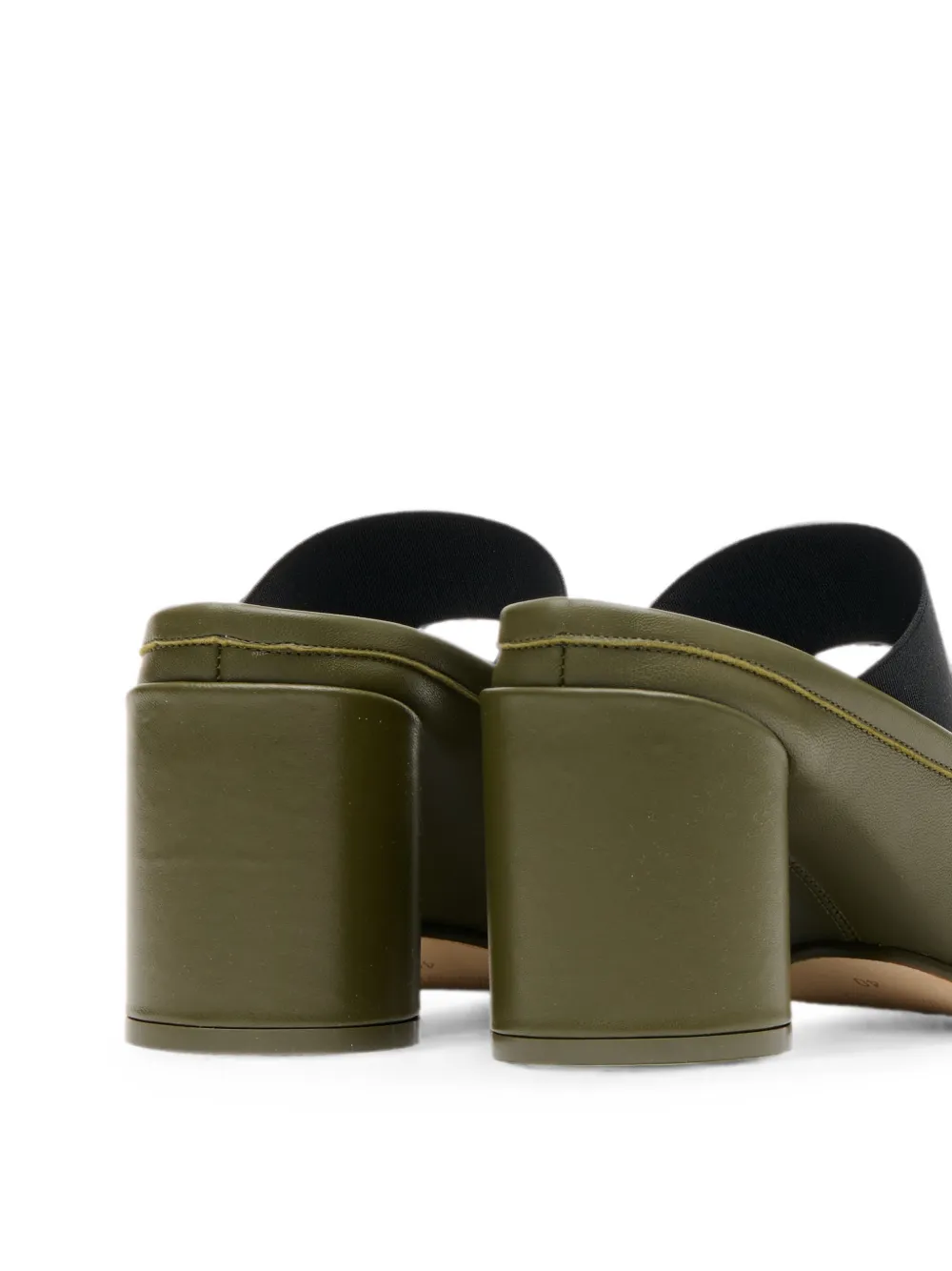 MM6 Maison Margiela Anatomic Numeric sandals Groen