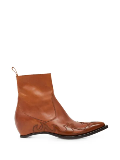 Maison Margiela heel-less Western ankle boots