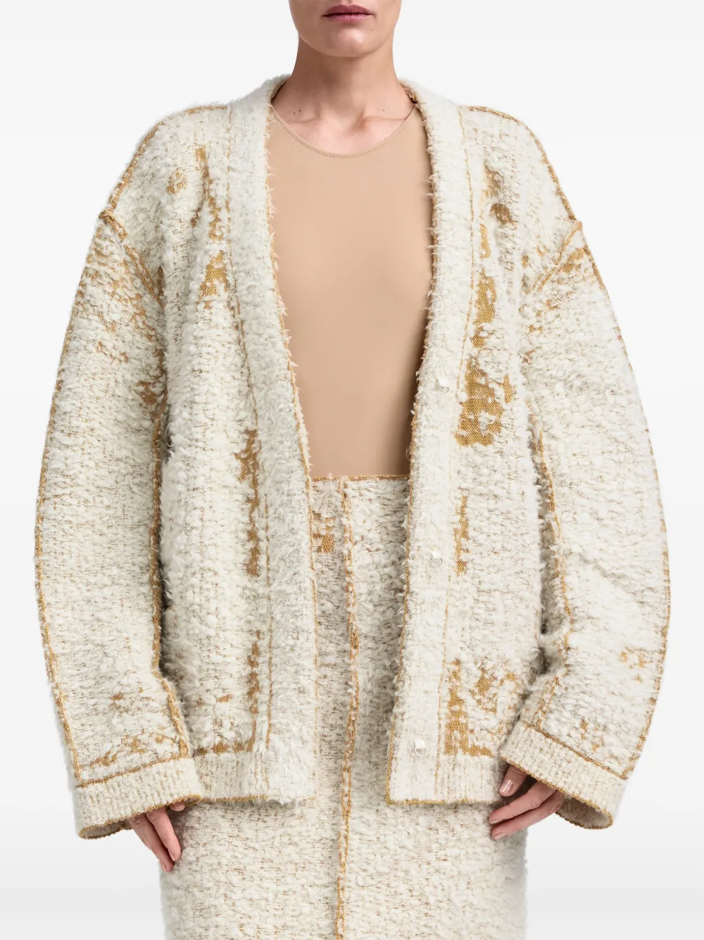 Maison Margiela Vest met lange mouwen Beige