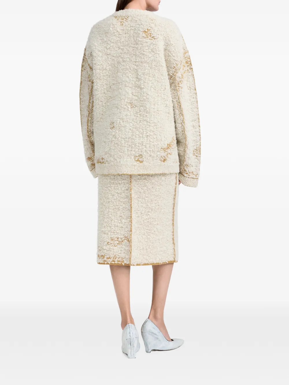Maison Margiela Vest met lange mouwen Beige