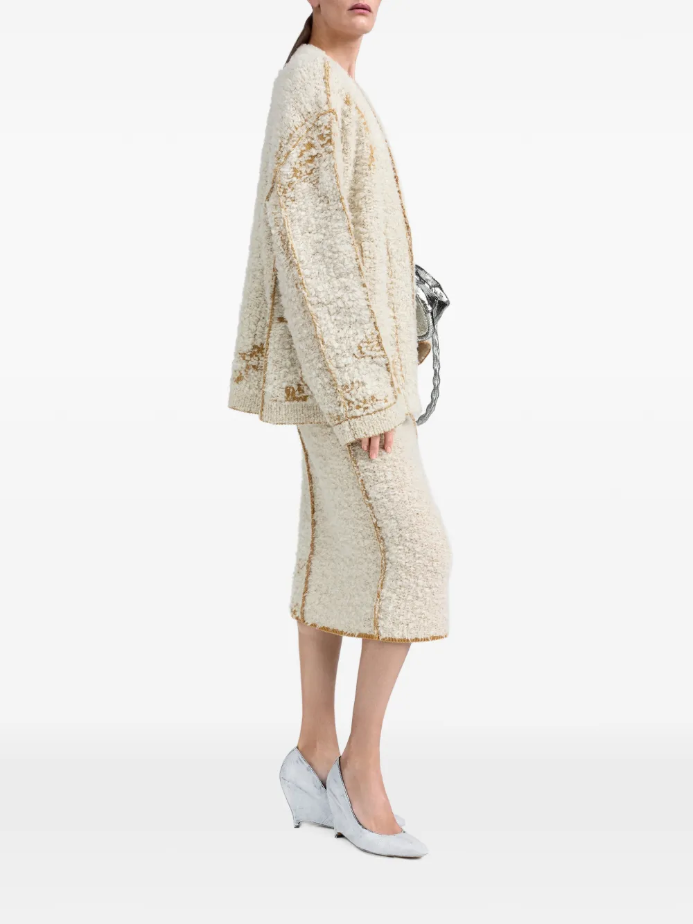 Maison Margiela Vest met lange mouwen Beige