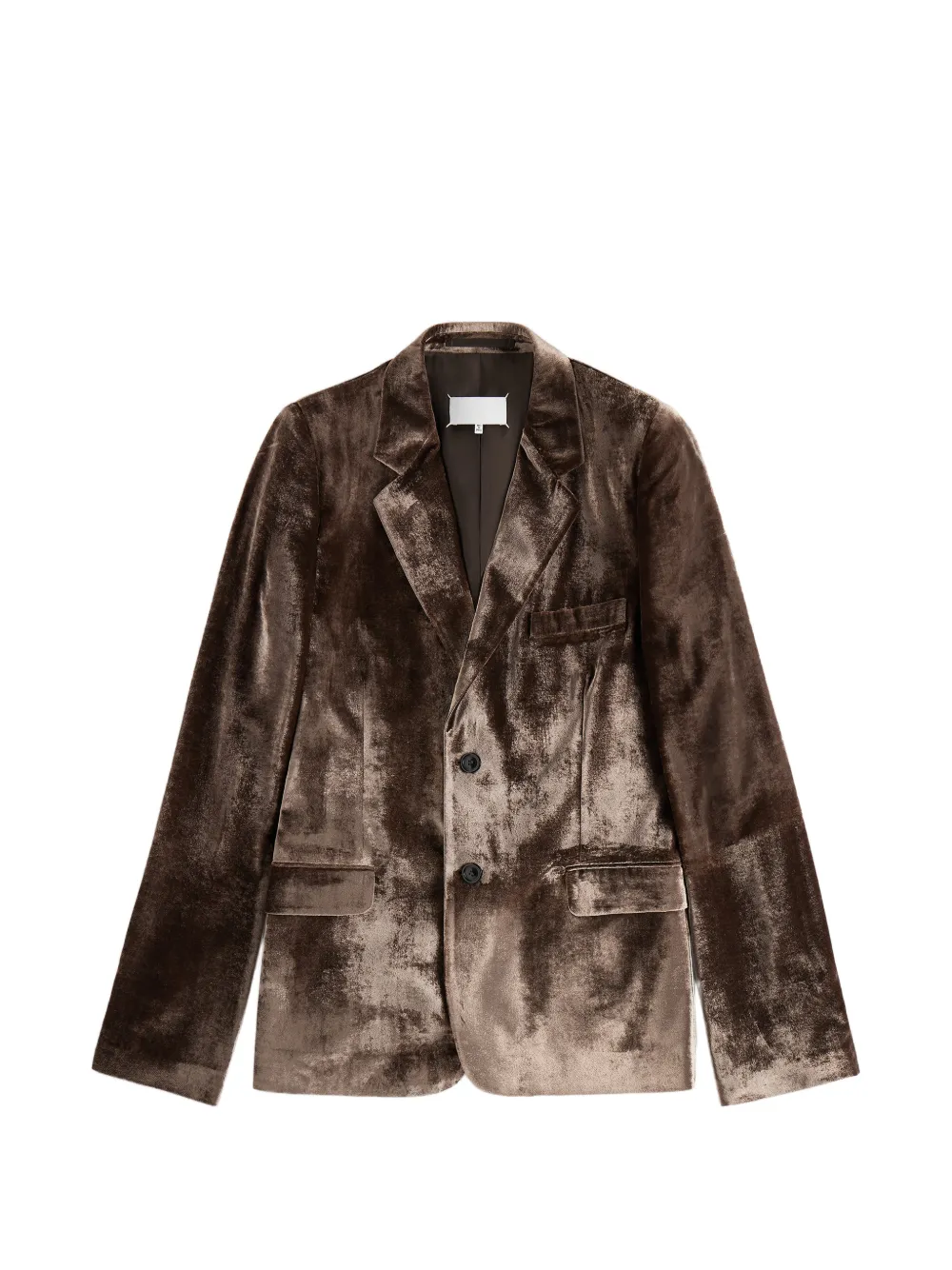 Maison Margiela Sakko aus Samt - Braun