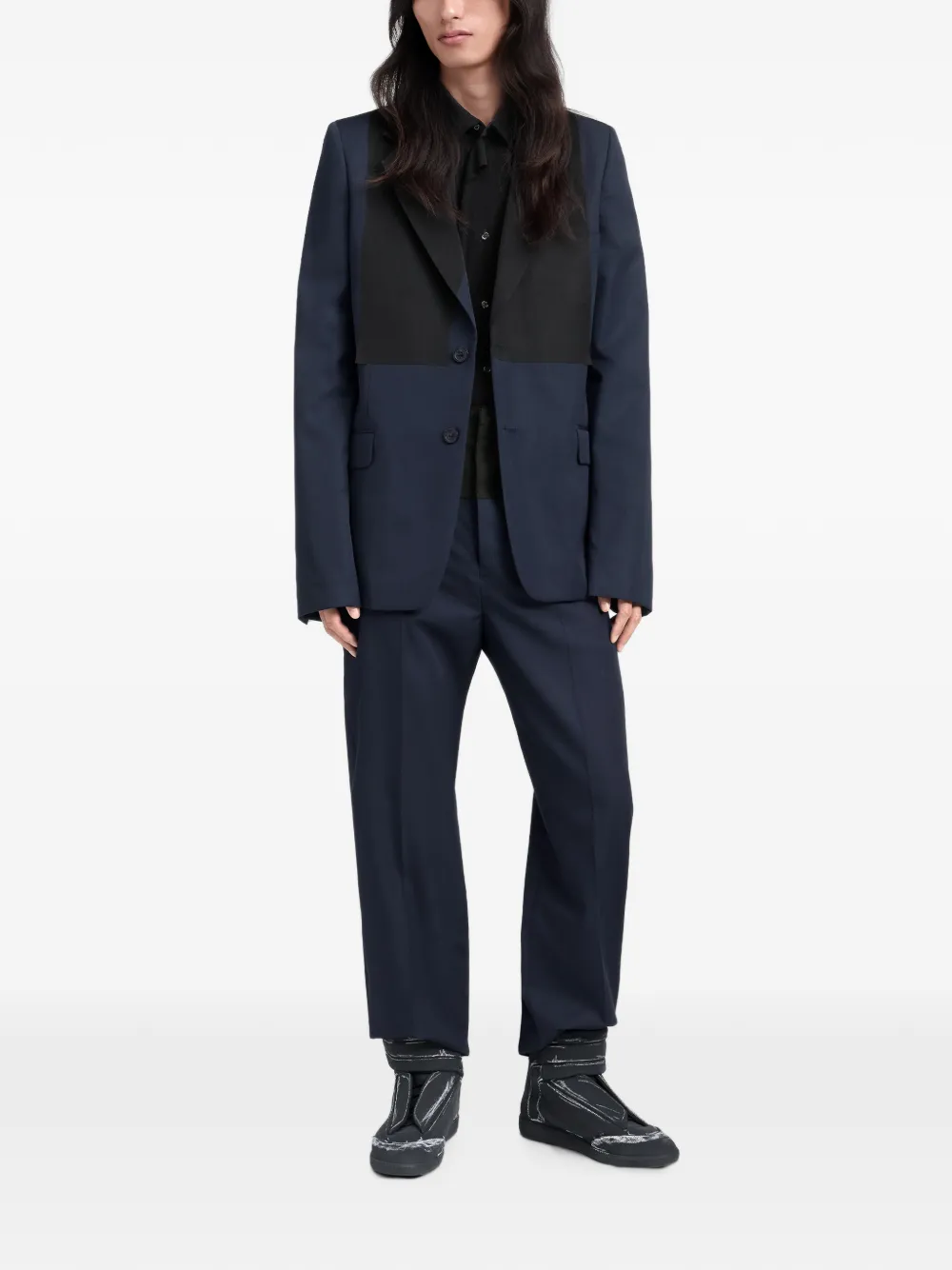 Maison Margiela Ingebracht jack Blauw