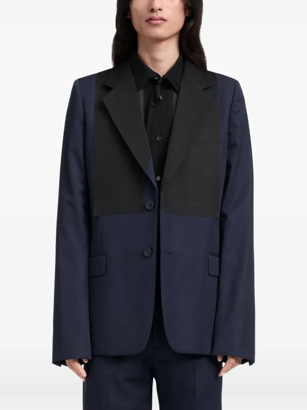 Maison Margiela Ingebracht jack Blauw