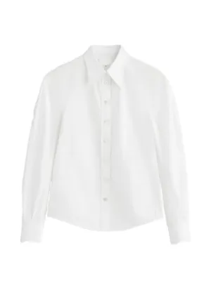 Sacai クロップド シャツ | ホワイト | FARFETCH JP