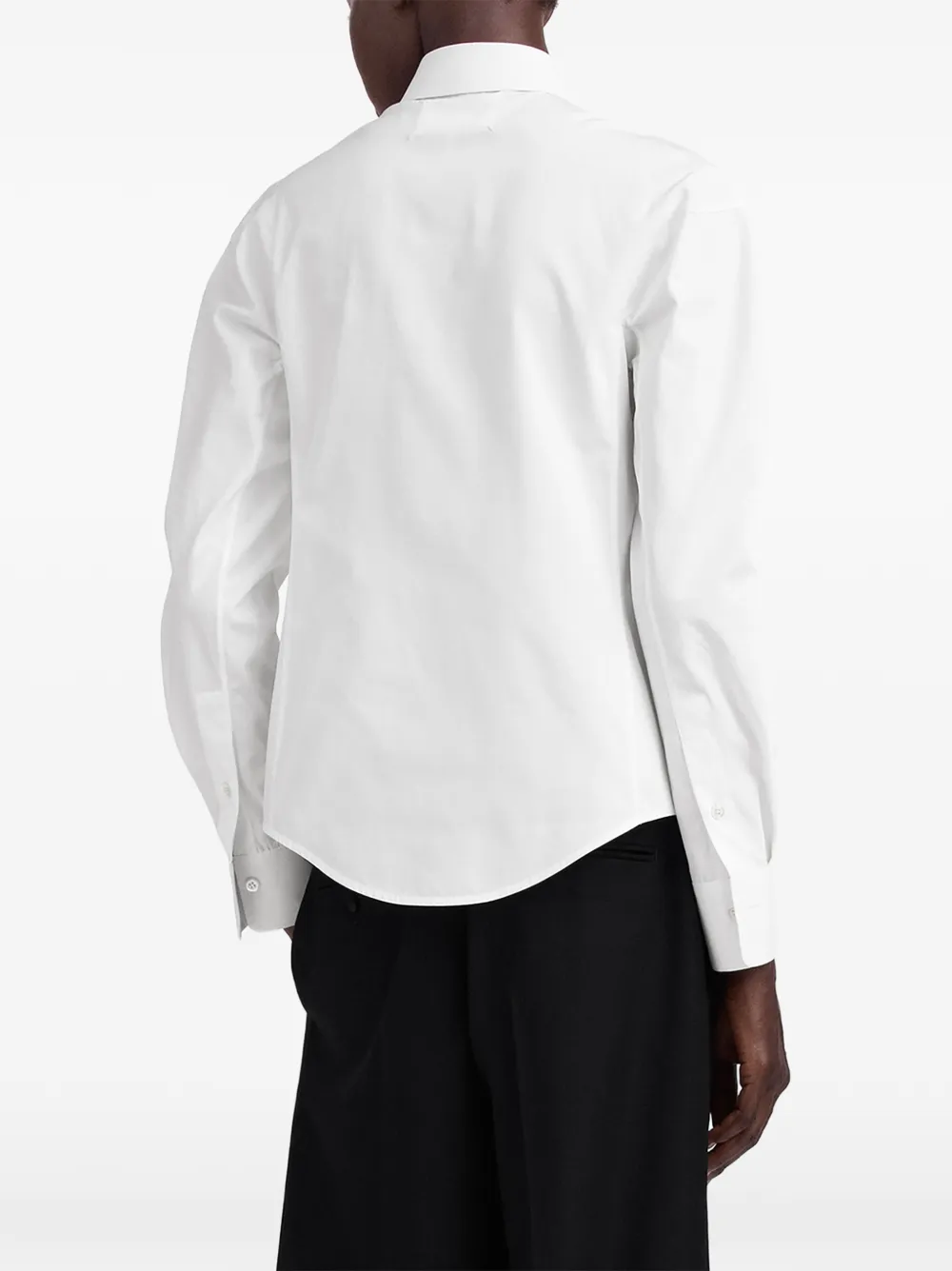Maison Margiela Blouse met ronde schouders Wit