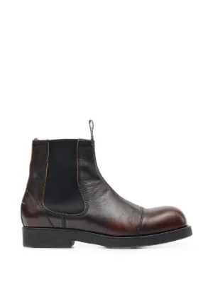 Maison Margiela Heel-less Western Flame Boots | Brown | FARFETCH AO