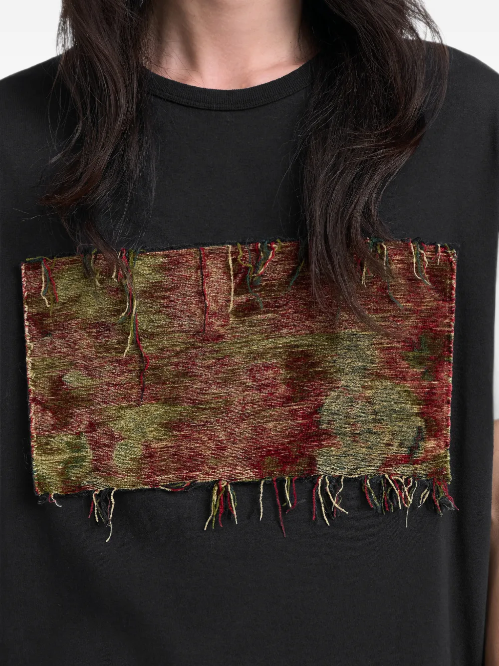 Maison Margiela T-shirt met patch Zwart
