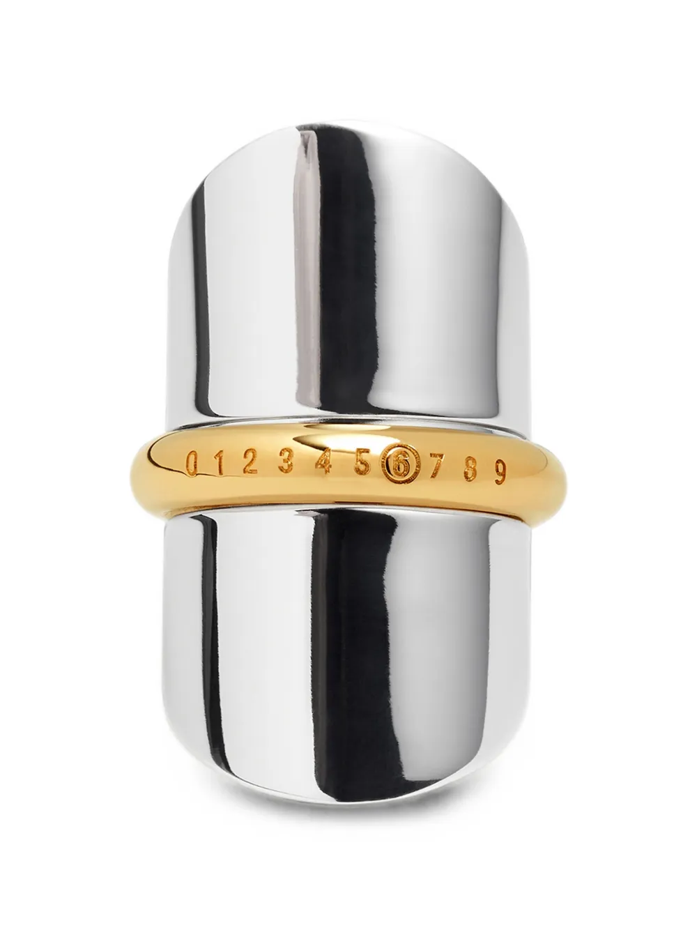MM6 Maison Margiela Vitrine Wedding ring - Argento