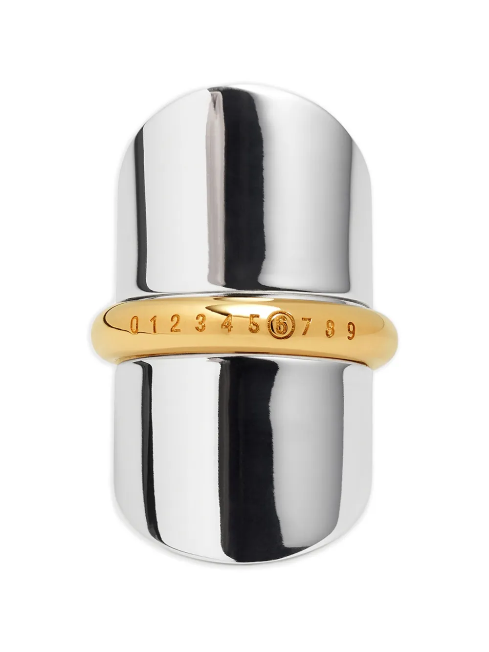 MM6 Maison Margiela Vitrine Wedding ring - Argento