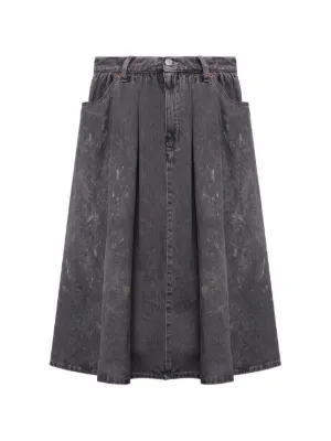 Miu Miu ミュウミュウ チェック ミニスカート | グレー | FARFETCH JP