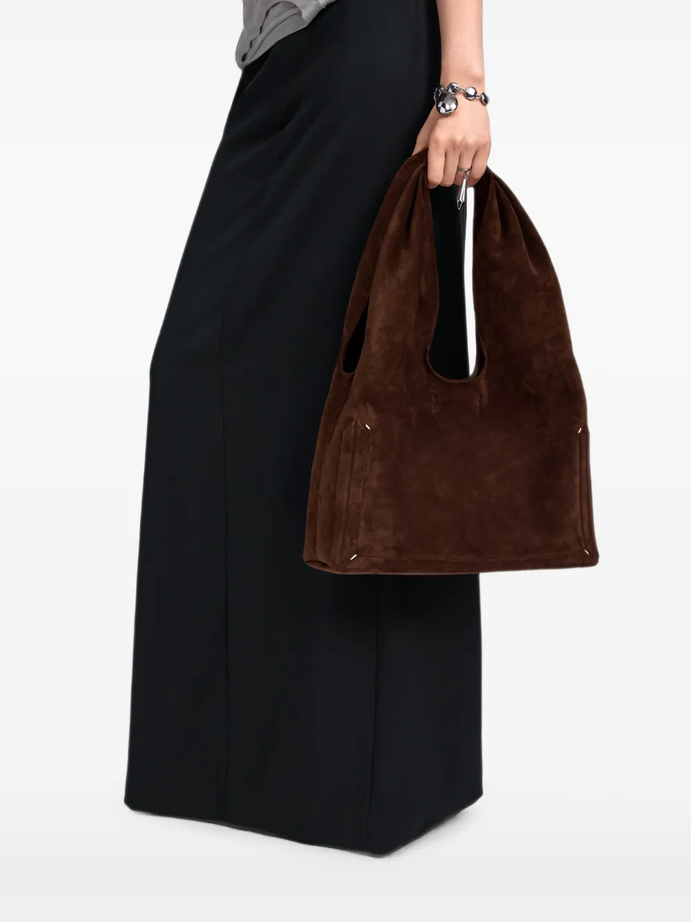 Maison Margiela Medium Box Bag tas Bruin