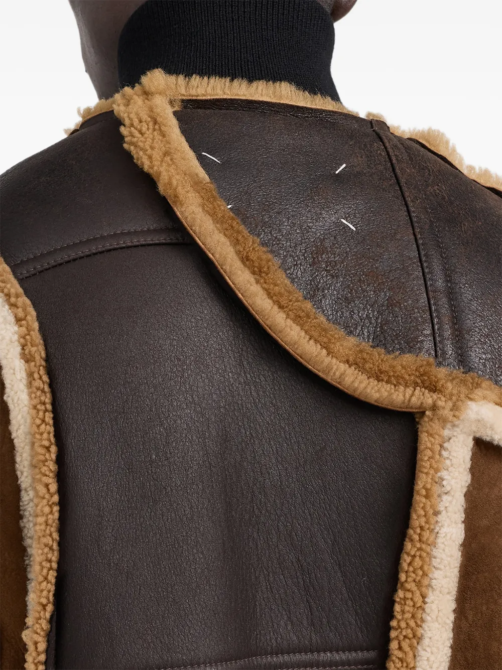 Maison Margiela Lammy jack met patch Bruin