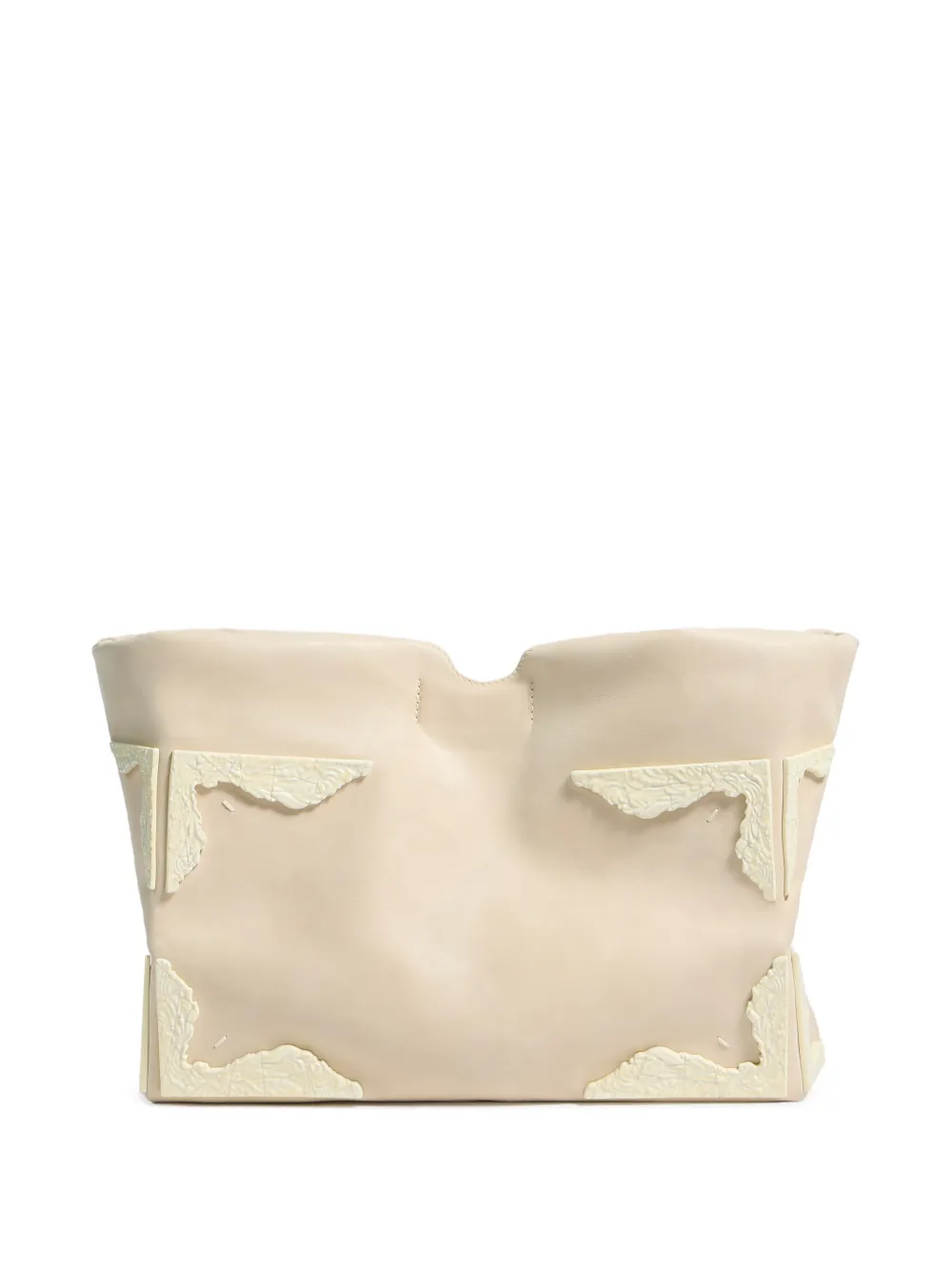 Maison Margiela Medium Box leren shopper Beige