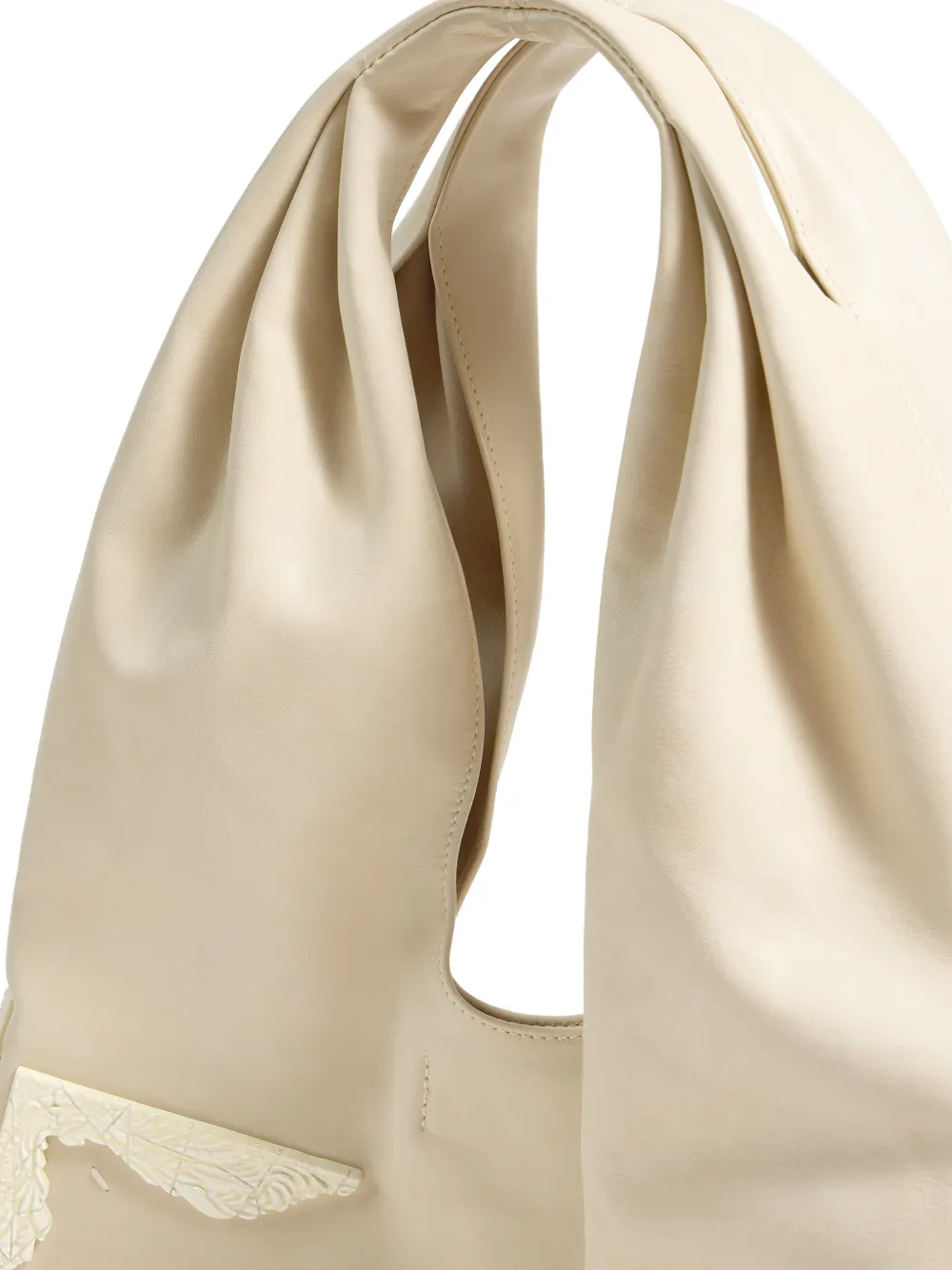Maison Margiela Medium Box leren shopper Beige