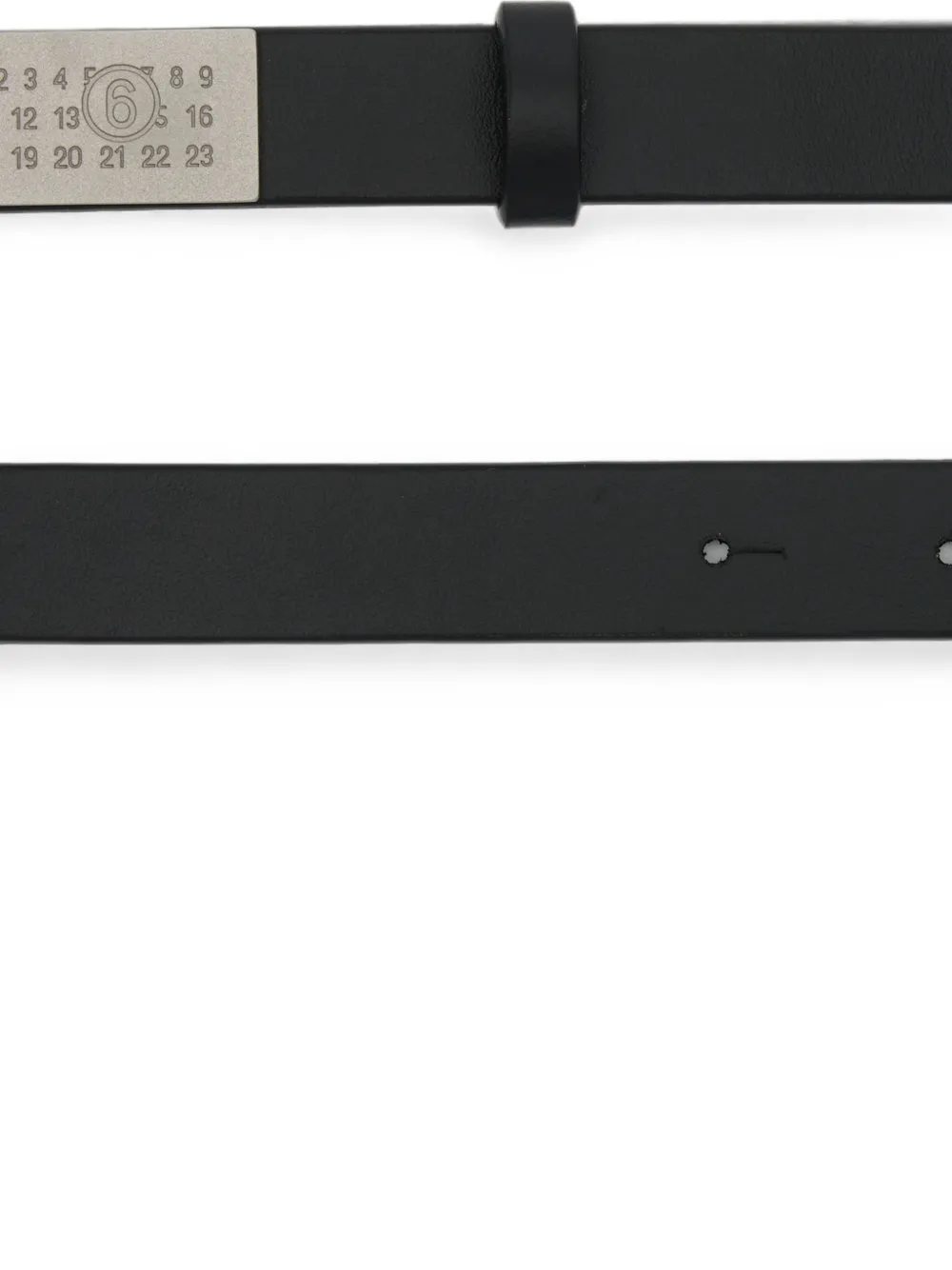 MM6 Maison Margiela Numeric mini-riem Zwart