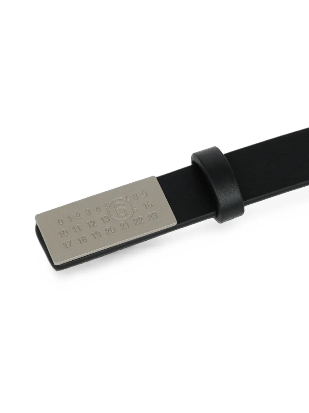 MM6 Maison Margiela Numeric mini-riem Zwart