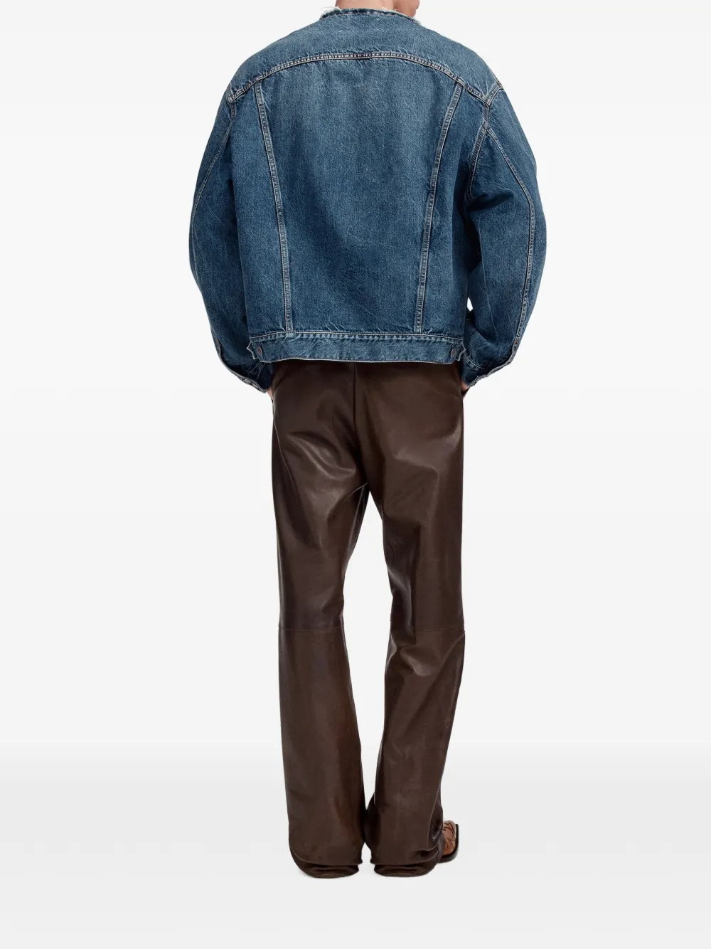 Maison Margiela Gerafeld jack met V-hals Blauw