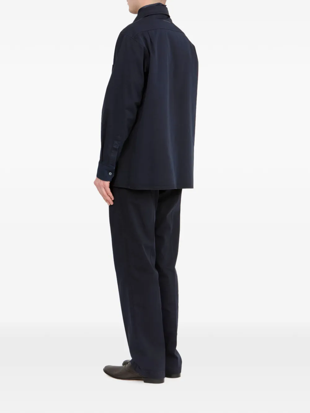 MM6 Maison Margiela Overhemd met zakken Blauw