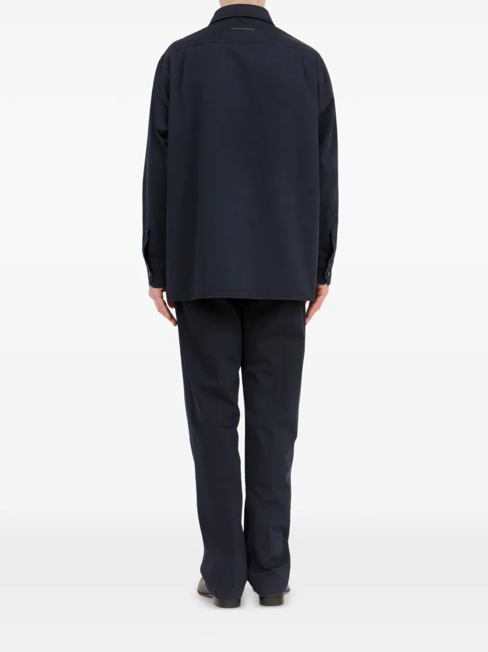 MM6 Maison Margiela Overhemd met zakken Blauw