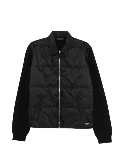 Prada quilted bomber jacket 