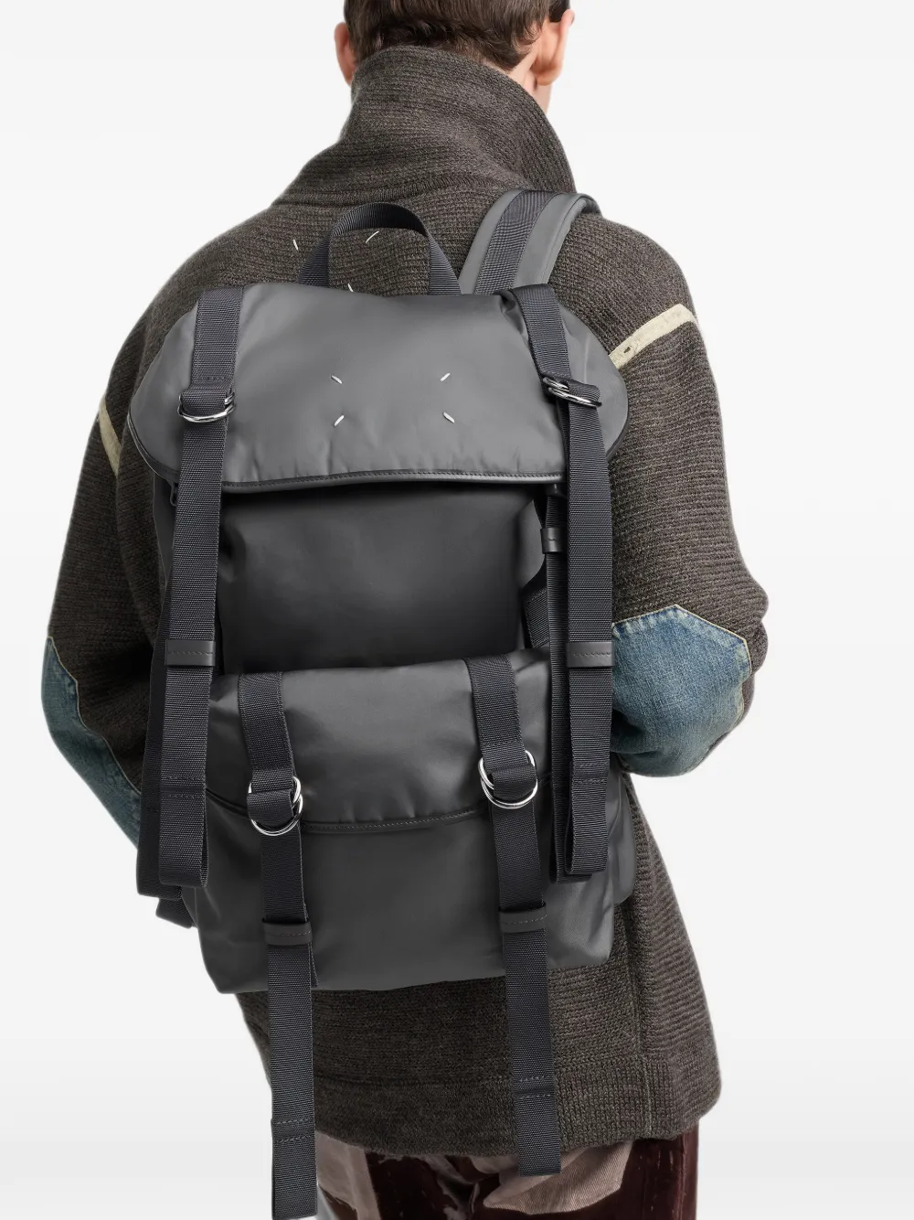 Maison Margiela Medium high-tech rugzak Grijs