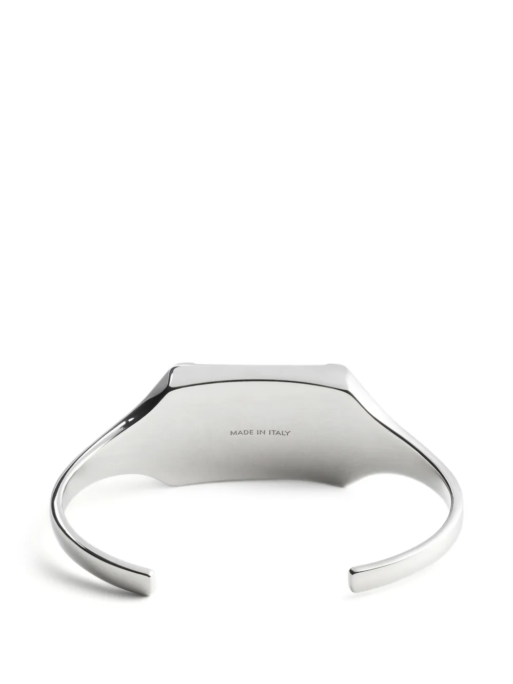 MM6 Maison Margiela Numeric-artwork Cuff Bracelet in Silver, view 3