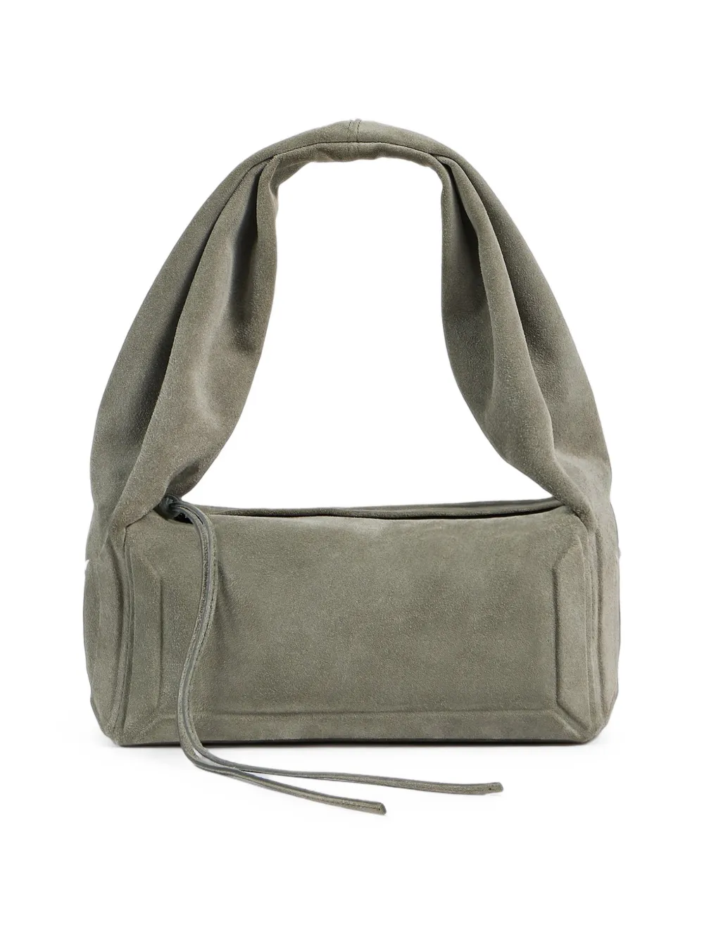 Maison Margiela Kleine Box East West suède shopper Groen