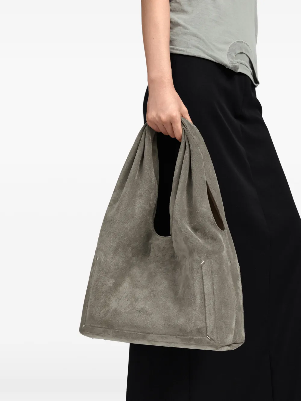 Maison Margiela Medium Box Bag tas Grijs