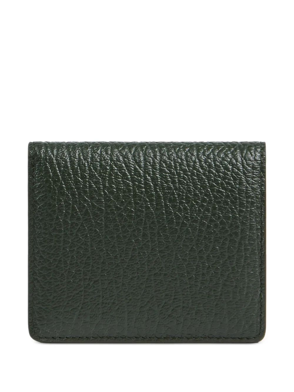 Maison Margiela Four Stitches portemonnee van bewerkt leer Groen
