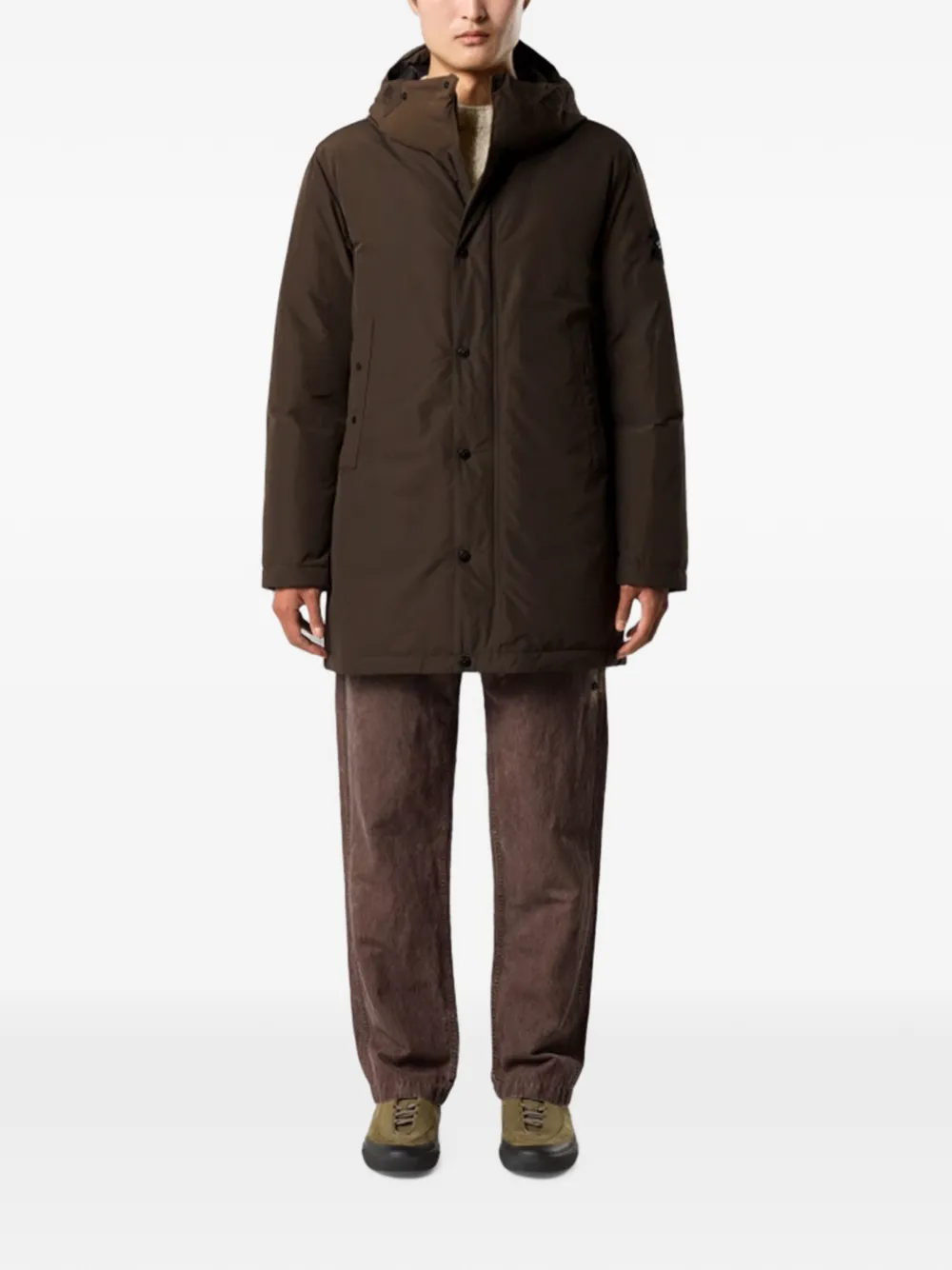 Stone Island 7100006 Micro Reps parka Bruin