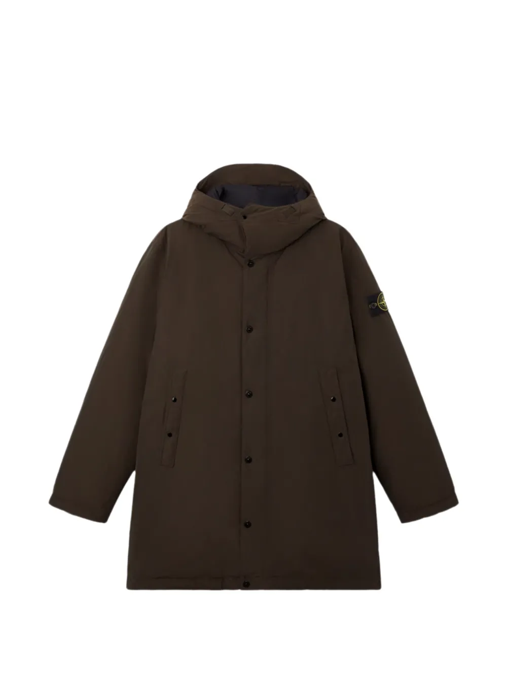 Stone Island 7100006 micro reps parka - Marrone